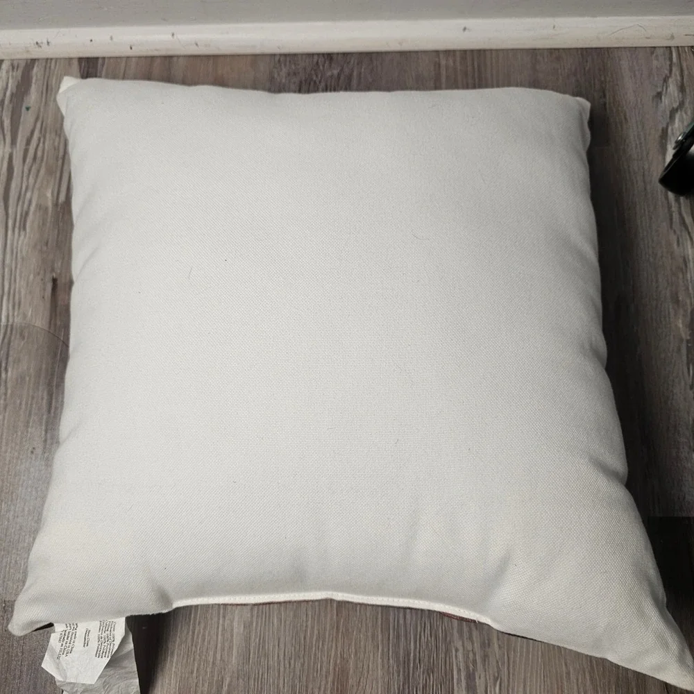 Two Can Art Horse Portrait Accent Pillow 17x17 Brown Western Equestrian Rustic